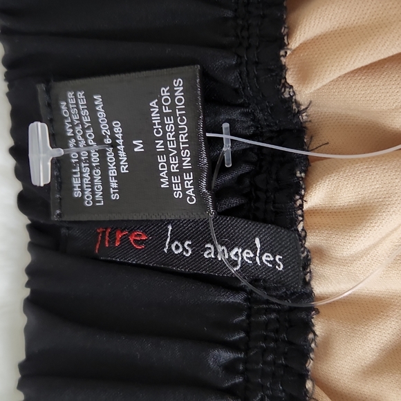 Peach  lace tulle lined  maxi skirt  size medium - Picture 7 of 11